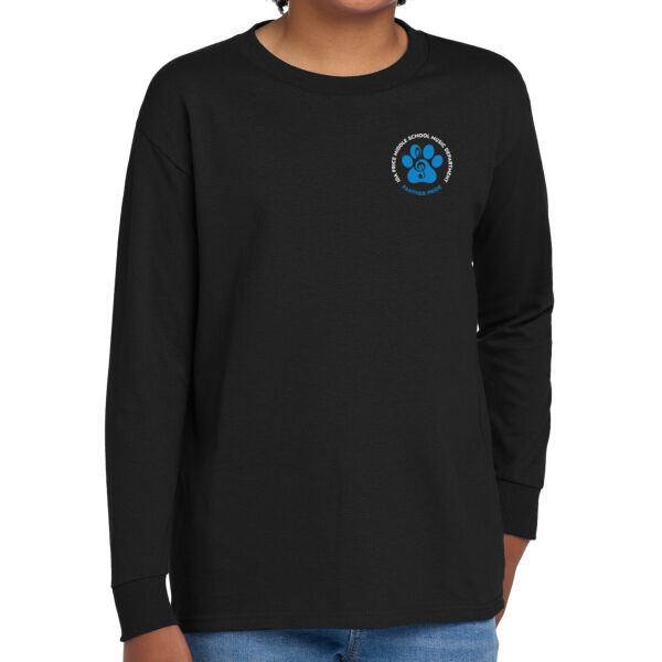 IDA Price Band Youth Heavy Cotton 100% Cotton Long Sleeve T Shirt Thumbnail